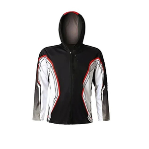 Chaqueta Deportiva con Capucha y Cremallera para Hombre, Impresión por Sublimación, Forro Polar Transpirable, Ecológica, Resistente al Viento, Corte Regular, Ropa de Invierno - Product Image 2