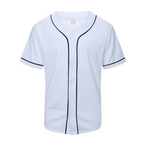 Camiseta de Béisbol Transpirable de 140 Gramos, 100% Poliéster, Lista para Enviar, con Logotipo Bordado, Personalizable para Equipos - Product Image 2