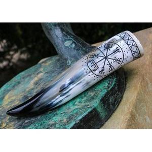 Auténtico Cuenco Vikingo Ecológico para Cerveza y Sidra, Estilo Religioso y Animal, Hecho a Mano para Fiestas de Reenactación y Bares - Product Image 3