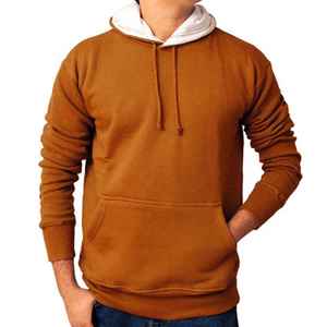 Sweat à capuche décontracté pour homme, en molleton de coton, avec logo personnalisé sur le devant, coupe classique, haute qualité, pour l'hiver - Product Image 2