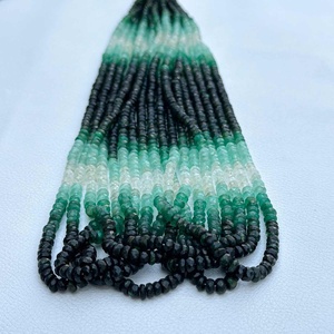 ลูกปัดอัญมณีสีเขียวมรกต3มม. สำหรับทำเครื่องประดับอัญมณีสีเขียว - Product Image 2