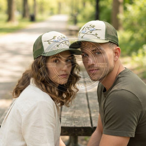 Gorra Trucker Personalizable de Primera Calidad, Mezcla de Algodón Transpirable, Unisex, Duradera y Elegante, Perfecta para Viajes Casuales al Aire Libre, Senderismo y Campamento - Product Image 5