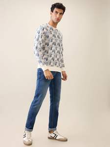 Sweat-shirt brodé pour homme, vêtements décontractés, fabriqué au Pakistan, coton mélangé de qualité supérieure, pour adultes - Product Image 5