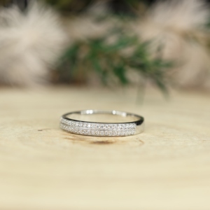 S925 New Fashionable 18K Gold Plated for Certified Elegant Pave Diamond Freshwater Pearl for Women <b>Gift</b> Jewelry Trendy Ring - Product Image 2