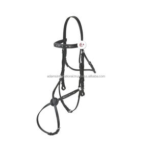 Brida mexicana de cuero de la mejor calidad con banda para la frente, accesorios de conducción de caballos, fabricante de deportes al por mayor - Product Image 2