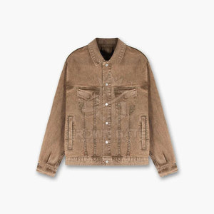 Factory Manufacture 2026 New Arrival <b>Long</b> Sleeve <b>Men</b> Jeans <b>Jacket</b> Customized Logo <b>Men</b> Winter <b>Jacket</b> - Product Image 6