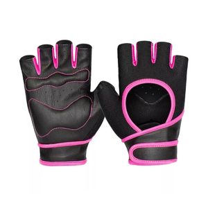 Exercise <b>Gloves</b> <b>Red</b> Accent Padded Palm Lifting <b>Gloves</b> for Hand Protection Custom Manufacturer - Product Image 5