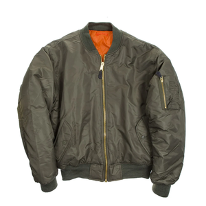 <b>Men's</b> Navy Blue Breathable Quilted <b>Bomber</b> <b>Jacket</b> with Zipper Closure Front Logo Windproof Nylon Shell Street Wear for <b>Summer</b> - Product Image 5