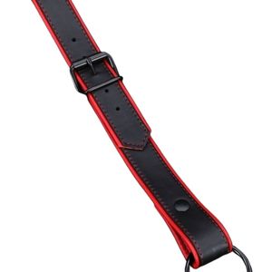 Harnais en cuir pour homme avec fermoir argenté, style Bulldog, avec dentelle, taille ajustable, pour club, qualité supérieure - Product Image 1
