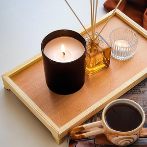 Frascos de Vidrio Negro Brillante de Lujo para Velas, Vacíos, de 8oz, 10oz y 14oz, con Tapa de Bambú y Caja, Personalizados de Alta Calidad - Product Image 6