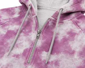Sweat-shirt à capuche vintage personnalisé avec fermeture éclair et broderie, en molleton de coton épais, OEM, marque privée, unisexe - Product Image 4