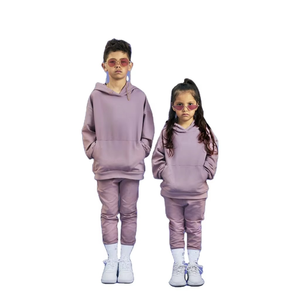 Ensembles de vêtements en molleton respirant pour enfants, garçons, tout-petits, ensembles décontractés à capuche, ensembles de survêtements, ensembles de jogging - Product Image 1