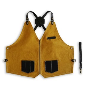 Tablier de barman classique de luxe en toile durable, impression de logo personnalisé, broderie, fermeture à la taille réglable, résistant à l'eau, léger - Product Image 5