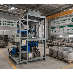 Système de production de ciment léger MINH HIEN 1500 kg 380 V 18,5 kW Vietnam Garantie 1 an - Product Image 2