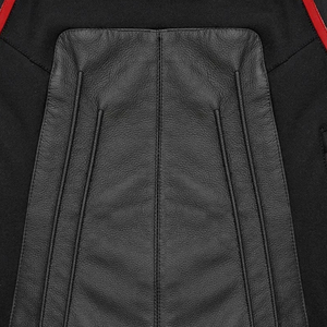 Motorcycle Biker <b>Leather</b> <b>Jacket</b>, In Black With <b>Red</b> Color Body Protection Motorbike Racing <b>Leather</b> <b>Jackets</b> Wholesale Price - Product Image 6