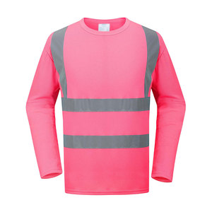 Workplace Safety Sweatshirt ANSI Class 2 High Visibility Workwear Reflective Protection <b>LED</b> Flash Logo Lasting Comfort - Product Image 1