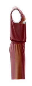 Uniformes de Baloncesto de la Mejor Calidad, Personalizados, 100% Poliéster, Nuevo Diseño, Conjuntos de Uniformes de Baloncesto para Venta en Línea - Product Image 3
