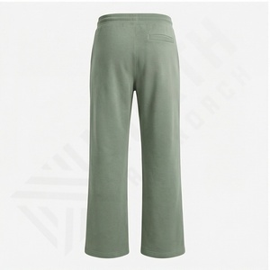 Fabricant de pantalons de survêtement baggy taille double à rayures pour hommes High Hip Hop Brodé Motif Loose Heavyweight Pants Winter - Product Image 3