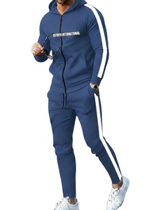 Conjunto de Chándal Casual de Invierno para Hombre, Tallas Grandes, Ajuste Regular, Estampado en Serigrafía, 100% Algodón, Marca Privada 2026 - Product Image 1