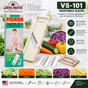 Éplucheur de légumes VS-101 manuel réglable, 3 lames en acier inoxydable, outils pour fruits et légumes en plastique, passe au lave-vaisselle, portable - Product Image 6