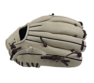 Gant de baseball en cuir pour droitier, pour outfield, à doigts entiers, avec fermeture auto-agrippante, taille adulte, antidérapant, toutes saisons - Product Image 3