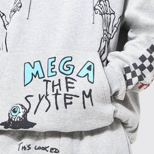 Custom OEM Men 460 GSM Cotton Fleece Tracksuit <b>Set</b> Loose Fit Streetwear Screen Printing Heavyweight Winter Tracksuit - Product Image 6