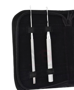 ชุดคีมต่อผมสแตนเลสคุณภาพสูง พร้อมโลโก้สั่งทำ ราคาโรงงาน อุปกรณ์ต่อผมระดับมืออาชีพ - Product Image 5