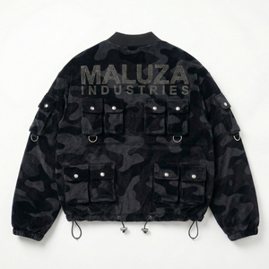 เสื้อแจ็คเก็ตผู้ชายลายพรางสไตล์ทหาร แบรนด์ MALUZA INDUSTRIES  มีกระเป๋าหลายช่อง เหมาะสำหรับใส่เดินเล่นในเมือง หรือกิจกรรมกลางแจ้ง - Product Image 3