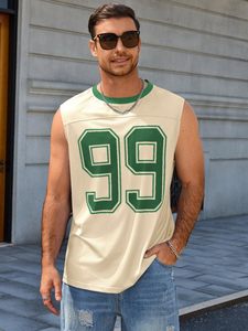 เสื้อกล้ามตาข่ายสไตล์บาสเก็ตบอลสำหรับผู้ชายแบบกำหนดเอง เสื้อแขนกุดลายกราฟิก รับผลิตตามสั่ง ขายส่งจำนวนมาก - Product Image 3