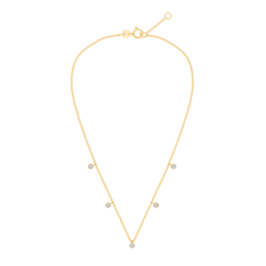 สร้อยคอทองคำแท้ 14K 9K 10K 18K ประดับเพชรแล็บ ได้รับการรับรองจาก IGI ผู้ผลิตเครื่องประดับคุณภาพสูงที่เป็นธรรม ขายส่ง RJC OEM ODM NK706469 - Product Image 4