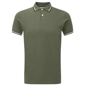 Vente chaude Hommes de Polo Chemise À Manches Courtes Solide Couleur 100% Coton Occasionnel À La Mode En Gros OEM Premium Qualité Logo Personnalisé - Product Image 1