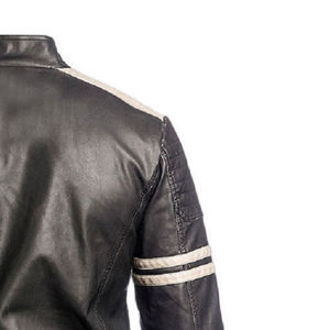 Motorcycle <b>Jacket</b> With Premium Genuine Leather <b>Racing</b> Jersey Men's Winter <b>Jacket</b> Anti UV Breathable Features Low Price - Product Image 3