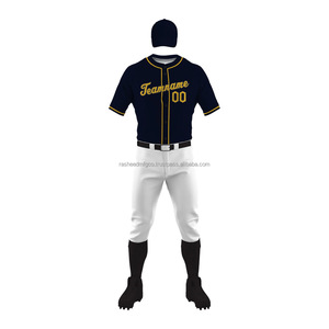 Custom Baseball Uniform Sublimated <b>Mens</b> <b>Pullover</b> Crew Neck Baseball Jersey Quick Dry Baseball T-Shirt - Product Image 2