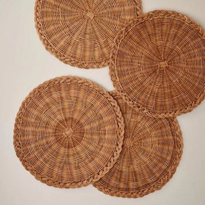Elegant Rattan Placemat Stylish <b>Table</b> <b>Mat</b> For Dining <b>Table</b> Handmade Woven Placemat For Home Decor - Product Image 1