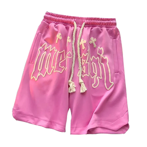 Shorts de sport en tissu mesh pour hommes, décontractés, pour la musculation, le fitness et l'entraînement - Product Image 3