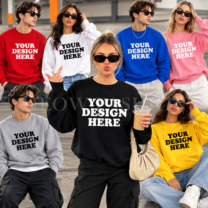 Maßgeschneiderte Mustererstellung Übergroßer Unisex-Sweatshirt Schwergewichtiger Fleece-Pullover Blanko Streetwear OEM Bekleidungs-Sourcing-Lieferant Exp - Product Image 4