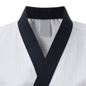 Vente en gros OEM, logo personnalisé, respirant, séchage rapide, 100% coton, Gi de judo, de jiu-jitsu, de karaté, uniforme d'entraînement et de compétition BJJ OEM - Product Image 4