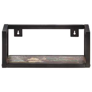 Juego de 2 Estantes de Pared de Colores Mixtos con Detalles Negros - Product Image 3