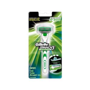 Gillettee Maquinilla de Afeitar Mach III Sensitive 1 Up 1x6 Pack x 5 Caja - Product Image 1