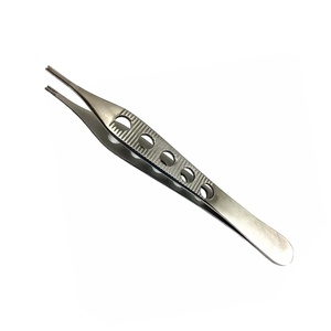OEM Brown Adson Forceps Stainless Steel Tissue Grasping Instrument for Hospitals and Clinics - Product Image 1