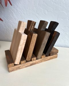 Natural Wood <b>Drink</b> Coasters, Rustic Handmade Wooden Coaster Set for Coffee Cups, Tea Mugs, Wine Glasses, Tumblers and Restaurant - Product Image 5