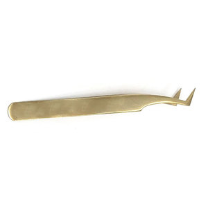 Pince à cils droite pour extensions, outil d'application d'isolation des cils pour extensions de volume, classiques et hybrides, pour salon de beauté - Product Image 1