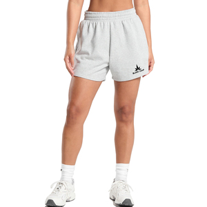 OEM Custom Logo Black Terry Fabric Gym Shorts for Women Lightweight <b>Elastic</b> <b>Waist</b> Drawstring Closure Quick Dry Fitness Sports - Product Image 6