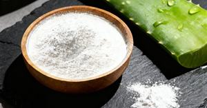 Extracto de aloe vera en polvo de grado cosmético premium 100X con aplicaciones versátiles para formulaciones de cuidado personal. - Product Image 3