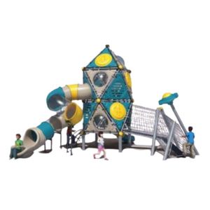 HP-OPA 027 Moderno Parque Infantil al Aire Libre con Zonas de Escalada Vertical y Exploración de Túneles - Product Image 1