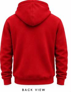 Sweat-shirt à capuche rouge pour homme, coupe classique, logo sur le devant, poche, décontracté, 100% coton molletonné imprimé, vêtements d'hiver, 320g - Product Image 4