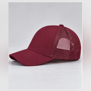 Casquette Trucker en Maille avec Visière Courbée en Toile, Profil Bas, Fermeture Snapback, Style Décontracté, ODM, Marque Privée, pour Hommes et Femmes - Product Image 3