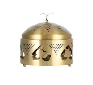 Luxury Gold Metal Food Cover Dome Decorative Serving Cloche Kitchen Food Protector Table Serving Cover Home Decor - Product Image 1