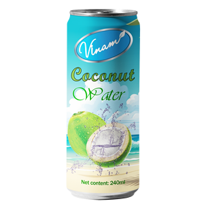 น้ำมะพร้าวสดเวียดนามแท้ 100% บรรจุกระป๋อง OEM YOOH แบรนด์ส่วนตัว ปริมาณมาก ขนาด 240 มล. 320 มล. - Product Image 3