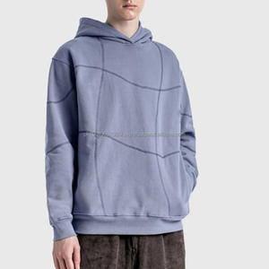 Sudaderas Personalizadas para Hombre, 100% Algodón, Hombros Caídos, Sudadera con Capucha, Sudadera Holgada, Sudadera Gruesa para Hombre - Product Image 5